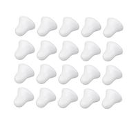 VILLFUL 20 Pièces Cloche à Bulles Déjouer Cloche De Sapin De Noël Grelot Cloches pour L'artisanat Cloche d'arbre De Noël Boule De Polystyrène Billes De Polystyrène Décor Blanche Mousse