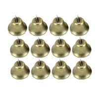 VILLFUL 20 pièces Lot de Cloches Décoratives Vintage Fer pour Bricolage Grelots pour Carillons Éoliens et Décorations de Fête Noël Mariage Anniversaire