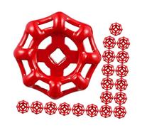 VILLFUL 20 pièces Lot de Poignées de Rechange pour Vanne Métallique Volant de Robinet Compact Acier Inoxydable Installation Facile pour Remplacement de Poignée de Tirage