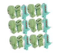VILLFUL 20 pièces Punaises Décoratives Dinosaure Résine et Métal pour Tableaux Liège Cartes et Notes Accessoires Bureau Multifonctions et Cadeau Original