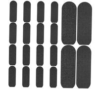 VILLFUL 20 pièces Recharge Autocollante pour Râpe à Grains Grossier et Fin Recharges Pédicure pour Élimination Douce des Peaux Mortes Usage Maison et Salon