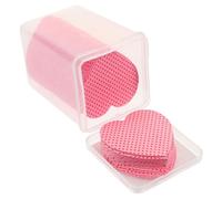 VILLFUL 200 feuilles Lingettes Dissolvantes Vernis Ongles Non Pelucheuses Coton Absorbant avec Boîte Rose Forme de Cœur Lingettes Manucure pour Gel et Vernis Classique