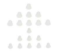 VILLFUL 200 pièces Silicone Ink Cups U-shape Tattoo Pigment Containers Reusable Supplies For Makeup And Tattoo Pigments