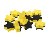 VILLFUL 20pièces Gommes à Sec Magnétiques Eva Étoile pour Tableau Blanc et Effaceurs Réutilisables Petits pour Salle de ureau et Maison