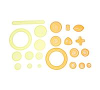 VILLFUL 22 Pièces Set Gabarits de Dessin avec Règle à Points pour Garçon Fille Outils de Peinture Réutilisables pour Artistiques Diy et Activités de Dessin