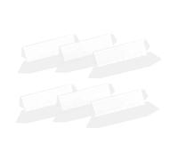 VILLFUL 25 pièces Étiquettes de Dossier Suspendu Plastique Lot de Onglets pour Identification Rapide des Fichiers pour Étudiants et Enseignants Accessoire de Bureau Pratique et