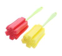 VILLFUL 2pièces Brosse De Nettoyage Pour Bouteille Goupillon Éponge Avec Long Récurant Pour Biberon Suspension Lot