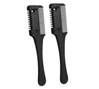 VILLFUL 2Pièces Double Rasoir Effileur Outil de Coiffage Pratique pour Fins et Épais pour DIY à Domicile