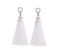 VILLFUL 2pièces Filet à Savon Moussant Accessoire de Douche pour Créer Mousse de Savon Usage Visage et Corps