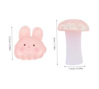 VILLFUL 3 Ensembles Toe Spacers Silicone Souple avec Motifs Lapin et Étoile Séparateurs Dorteils Confortables et Réutilisables pour Manucure et Pédicure Femmes