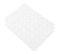VILLFUL 3 Feuilles Pastilles Adhésives Double Face Transparentes Autocollants Fixateurs Pratiques pour Maison et Bureau Usage Multifonction