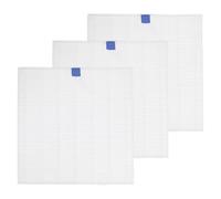 VILLFUL 3 Pièces Filtres pour extracteur de poussière de nail art Universels en Composite PP Papier Filtre PED, Protection des ongles, Pour salon de manucure et usage domestique
