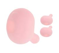 VILLFUL 3 Pièces Inserts Silicone pour Jouets à Presser de Bulles DIY pour Poupées et Accessoires Artisanaux Remplacements Pratiques Rose pour Stress Balls et Manuelles