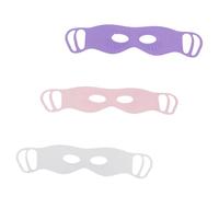 VILLFUL 3 pièces Masque de Soin Oculaire Silicone Masque de Massage pour Points Acupression Lavable et Réutilisable Fatigue Oculaire et Portable pour Usage Domestique