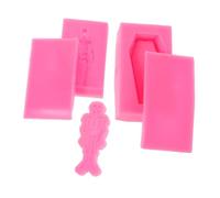 VILLFUL 3 pièces Moule Silicone Halloween Réutilisable pour Bijoux Résine DIY Porte- Décorations Coffret Fantaisie