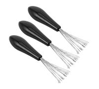 VILLFUL 3 Pièces Nettoyant Brosse Cheveux Mini Râteau Multifonction Pour Retrait Rapide Des Cheveux Portable Léger Et Pratique Pour Usage Quotidien Et Voyage