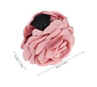 VILLFUL 3 Pièces Paradise Claw Clips Large Rose Flower Hair Clasps Strong Hold Nonslip Hawaiian Hair Clips Women Party Accessories