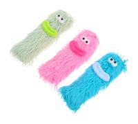 VILLFUL 3 Pièces Peluche, Anti-Ennui, Tissu Doux pour Chiots et Chiens | Texture Moelleuse, Aspect Mignon, Jeu Intérieur et Extérieur, pour Maîtres Cherchant un Divertissement Simple