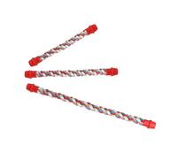 VILLFUL 3 Pièces Perchoir Corde Oiseaux Support Escalade Coton pour Perroquets Perruche à Mâcher et Station Debout pour Petits Animaux