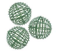 VILLFUL 3 Pièces Support à Boules Topiaires Vert en Plastique | Usage Maison et Mariage, Design Élégant et Fiable, Structure Polyvalente, Facile à Utiliser