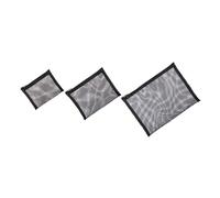 VILLFUL 3 pièces Trousse Maquillage Filet avec Sac Cosmétique Portable Capacité Organiseur de Maquillage pour Voyage et Usage