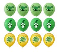 VILLFUL 30 pièces Ballons de Saint Patrick Latex Ensemble de Décoration de Fête avec Motif pour Célébrations et Photos Famille