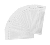 VILLFUL 30 Pièces Book Reading Log Bookmarks Library Cards For Students And Book Lovers Portable For Schools And Offices