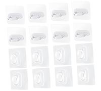 VILLFUL 30 pièces Crochets Adhésifs Muraux Supports sans Perçage pour Spray Serviettes et Accessoires de Salle de Bain et Cuisine Installation Facile et Gain de Place