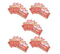 VILLFUL 30 Pièces nouveaun an lunaire 2026 dessin animé hong bao enveloppes hongbao paquets rouges horizontaux enveloppe de l'argent chanceux du nouvel an 2026