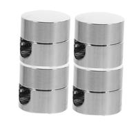 VILLFUL 4 pièces Crochets Swag Aluminium pour Câble Électrique Fixation pour Suspension Luminaire Plafonnier Support Métallique Chromé pour Câbles de Lampe Suspendue