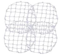 VILLFUL 4 pièces Filet de Protection Anti-chute pour Regard Rond Filet de Sécurité Résistant Polyester Kit pour Couvre-regard Égout et Inspection Sécurité Antichute pour Travaux Enfouis
