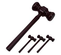 VILLFUL 4 Pièces Halloween Thème Marteau Costume Salle D''Audience Marteau Avocat Fête Faveurs Cosplay Juge Accessoire Salle D''Audience Fête Accessoire