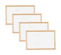 VILLFUL 4 Pièces Tabletop Drawing Board Set Reusable Dry Erase Whiteboard Small Desktop Writing Pad For Students Teachers Home Office Classroom