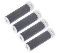 VILLFUL 4 pièces Têtes de Remplacement Extra Grossières pour Meuleuse Électrique de Pédicure Outil de Soin des Compact et Portable pour Éliminer Peau Dure et Callosités