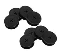 VILLFUL 4 Rubans De Rechange Pour Machine À Écrire Domestique Calculatrice Imprimante Portable Roues D'Impression Ruban Noir