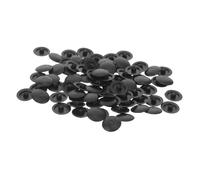 VILLFUL 400 pièces Lot de Capuchons pour Vis Cruciformes Plastique Cache Vis Noirs pour Décoration Meubles Protection la Poussière et Lusure Facile à Installer