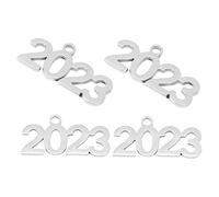 VILLFUL 4pièces Breloques Diy Pour Pendentifs Bracelets Porte-clés Accessoires De Bricolage Décorations De Bijoux De Remplacement