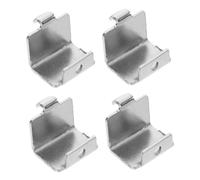 VILLFUL 4pièces Crochets Métalliques Pour Rail De Réfrigérateur Pour Étagère De Congélateur Sans Perçage Support Étagère