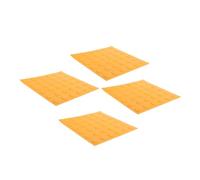 VILLFUL 4Pièces Dalles Aveugles pour Trottoirs Briques Sensorielles de Guidage pour Chemins Installation Intérieure et Extérieure Matériau Antidérapant et Étanche