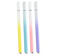 VILLFUL 4pièces Stylos Stylet Capacitif Couleur Dégradée Pointe Fine Anti-Rayures Haute Sensibilité pour Tablettes Et Smartphones Protection Écran Empreintes Et Traces Facile à Utiliser