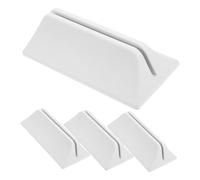 VILLFUL 4pièces Support De Séparation De Plastique Réutilisable De Support Écran pour Cloison Facile à Installer sans Outils