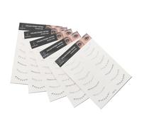 VILLFUL 5 feuilles Autocollants Faux Cils Inférieurs Imperméables pour Femmes Stickers Maquillage Facile à Appliquer pour Densifier et Façonner les Cils Inférieurs