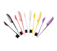 VILLFUL 5 Paires Peignes Queue Rat et Brosses à Sourcils Double-usage Peignes Plastique Résistants pour Coiffure Précise des Bords et Séparation des Cheveux Kit Léger pour Usage Quotidien
