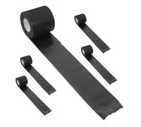 VILLFUL 5 Rouleaux Ruban Isolant pour Tuyaux Ac Noir Au Feu et Aux Intempéries Bande Thermique pour Protection Extérieure des Conduits de Climatisation
