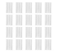 VILLFUL 50 Feuilles D'autocollants de Maquillage Visage Noirs Taches de Beauté Temporaires en Papier Doux pour Peau Femme Accessoire Polyvalent pour Fêtes et Usage Quotidien