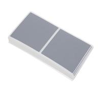 VILLFUL 50 Pièces Autocollants à Gratter Argentés DIY en Papier, Couche Métallique, pour Jeux Faits Maison et Marketing