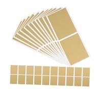VILLFUL 50 Pièces Cartes à Gratter Or Rectangulaires Autocollants Surprise Pour Anniversaires et Fêtes Carte de à Gratter Avec Surface Facile à