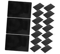 VILLFUL 50 Pièces Cartes de Visite Alliage Aluminium Cartes Vierges Métalliques Légères et Plaques Personnalisables pour Gravure Laser Résistantes Pratique pour Usage Commercial et DIY