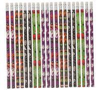 VILLFUL 50 Pièces Crayons Halloween de Crayons Hb à Motifs Colorés pour Dessin et Peinture Fournitures Scolaires pour Garçon Fille