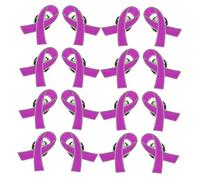 VILLFUL 50pièces Lot De Épingles à Revers Ruban Émaillé Pour Sensibilisation Aux Dons Santé Occasions Spéciales